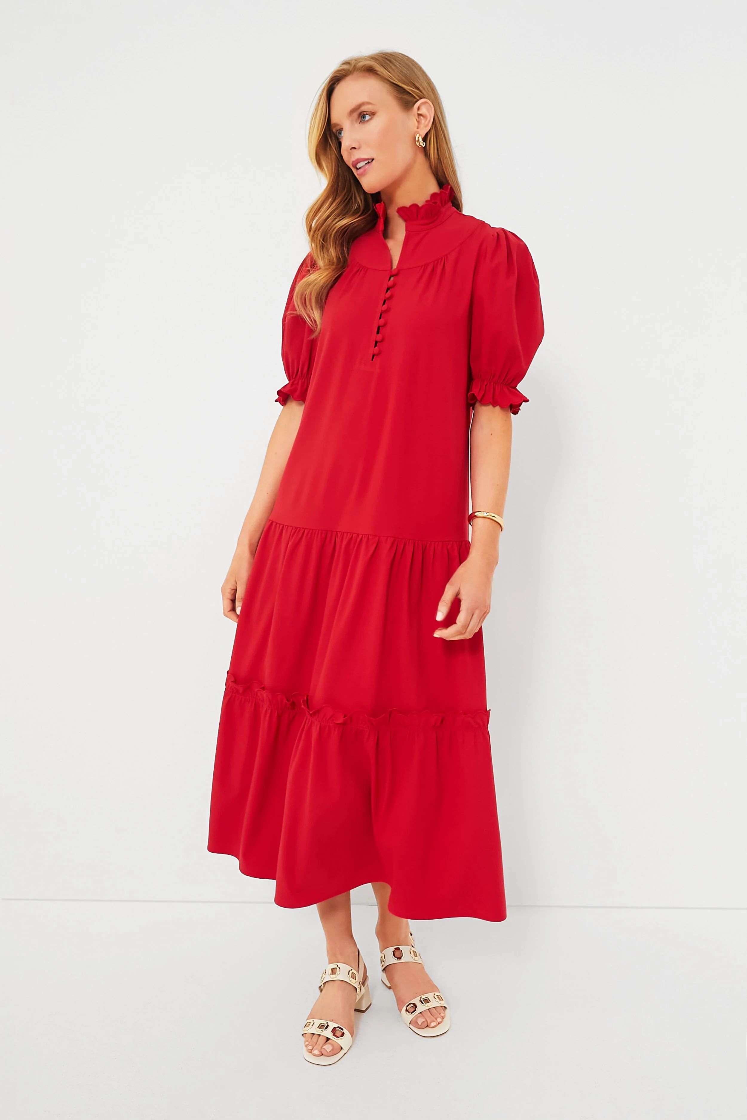 Red Selena Maxi Dress | Tuckernuck (US)