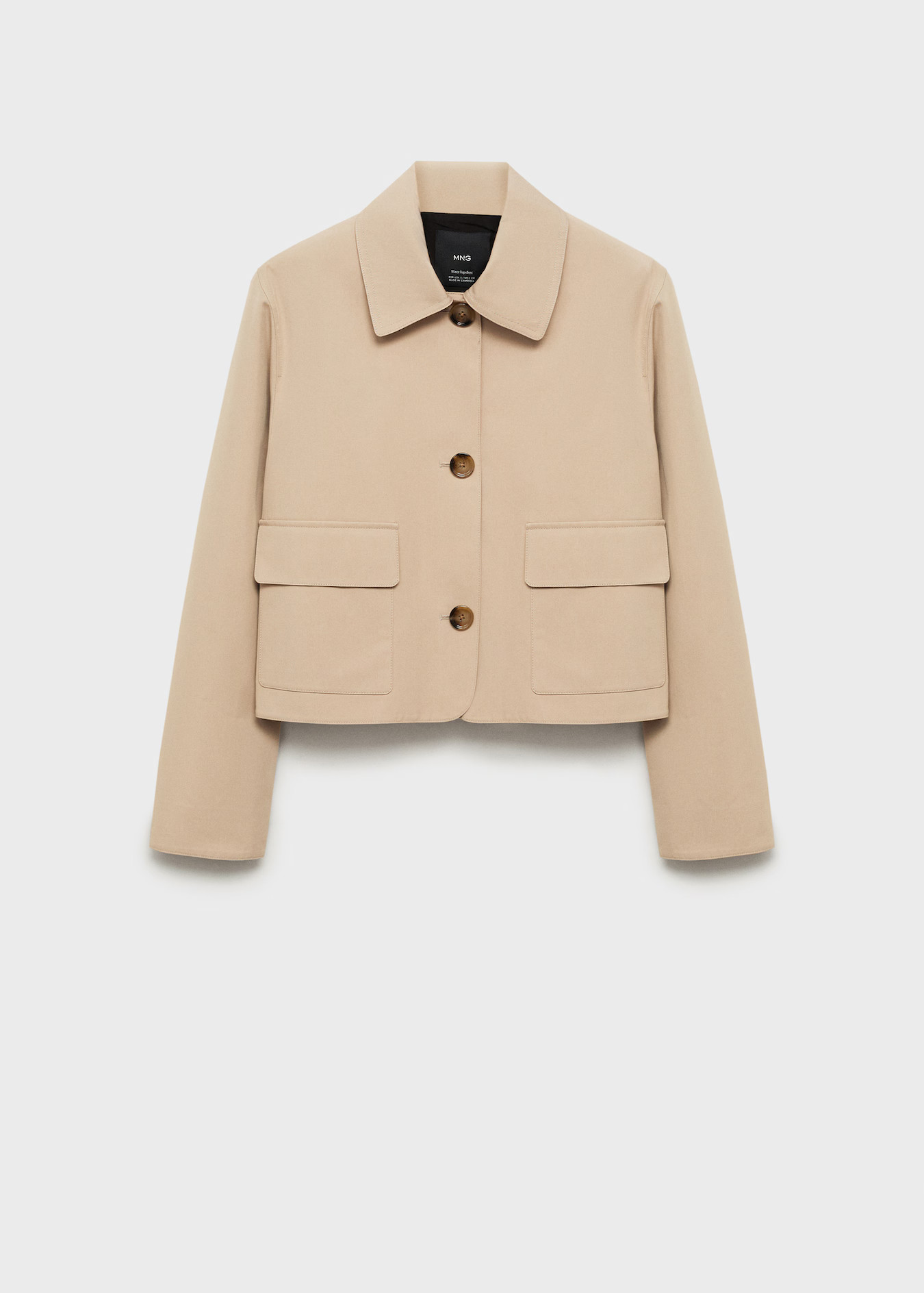 Cotton jacket with pockets - Women | MANGO USA | Mango (US/MX/AU)