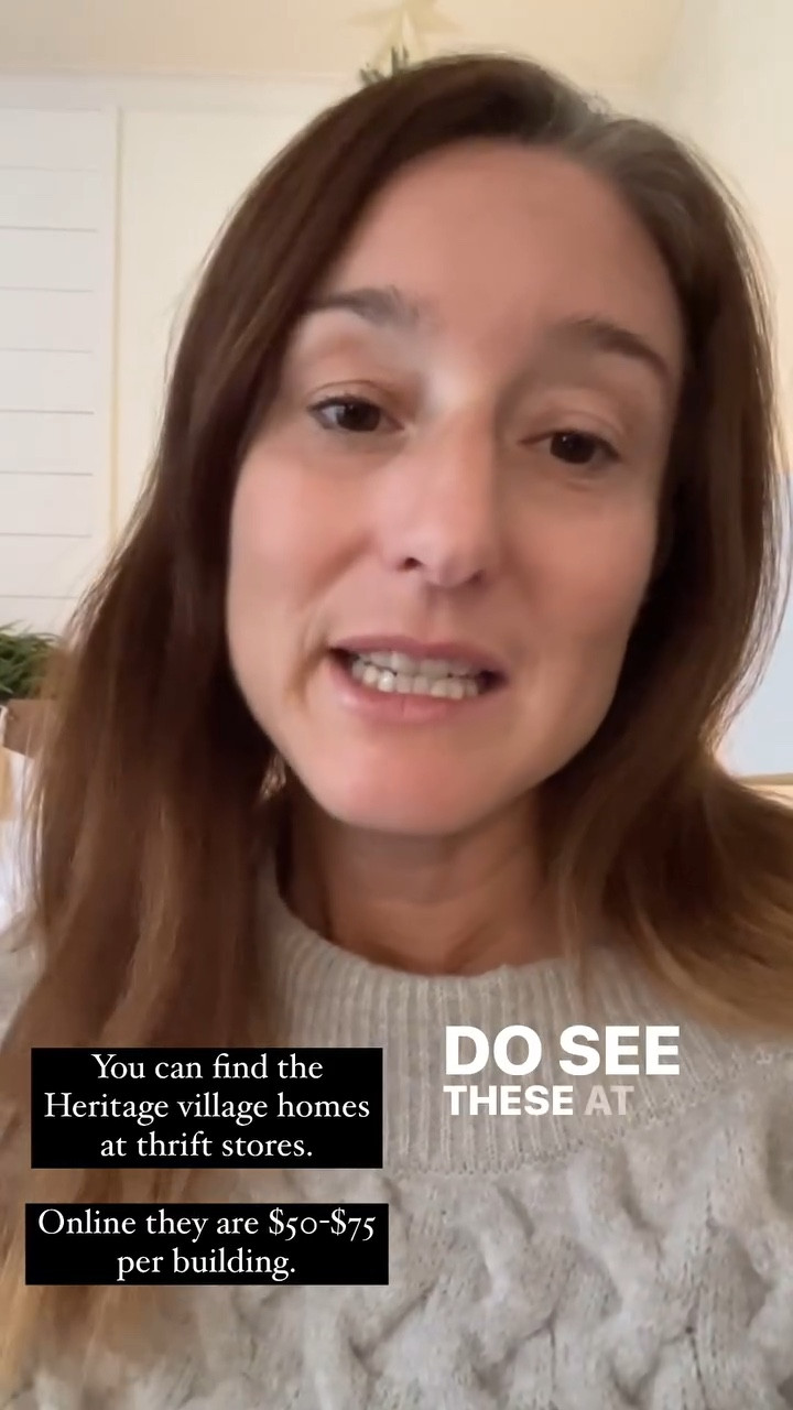 You can find the Heritage village homes at thrift stores. 

Online they are $50-$75 per building.