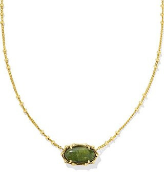 Kendra Scott Elisa Vintage Bamboo Frame Short Pendant Necklace | Dillard's | Dillard's