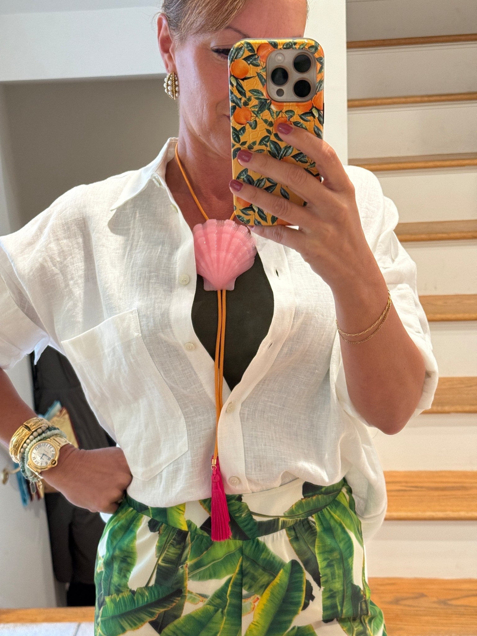 One of my favorite summer necklaces that I have been wearing on repeat! I get so many compliments on it & it always elevates my outfits 🫶🏻

Style tips - Summer necklace - Jewelry 

#LTKSeasonal #LTKStyleTip