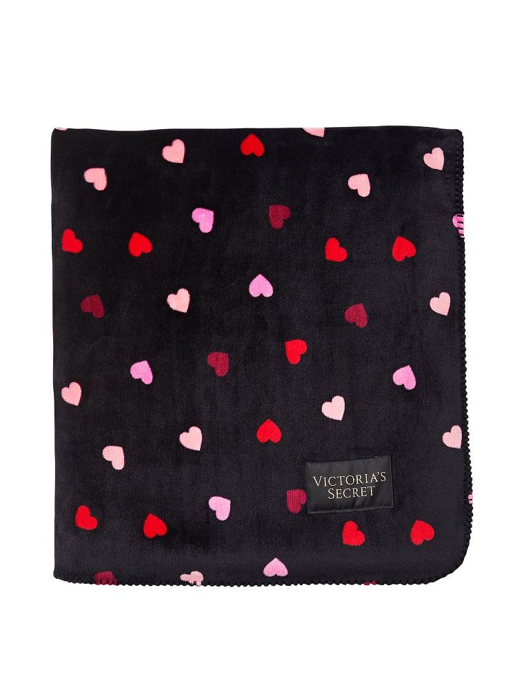 Cozy Plush Fleece Heart Blanket | Victoria's Secret (US / CA )