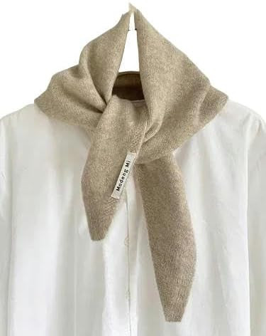 YJHLY Scarf Knitted Triangular Scarf Women Headscarf Knitted Scarf Multi-Functional Warm Knitted ... | Amazon (UK)