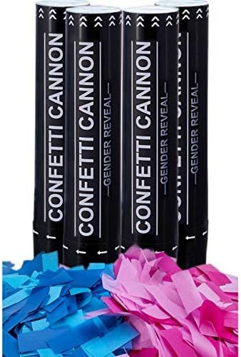 Legend & Co, Baby Gender Reveal Confetti Cannons | Air Powered | Included Feature: Small Color Ch... | Amazon (US)