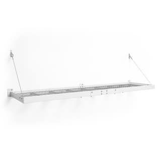 Pro Series 24 in. x 96 in. Steel Garage Wall Shelving in White | The Home Depot