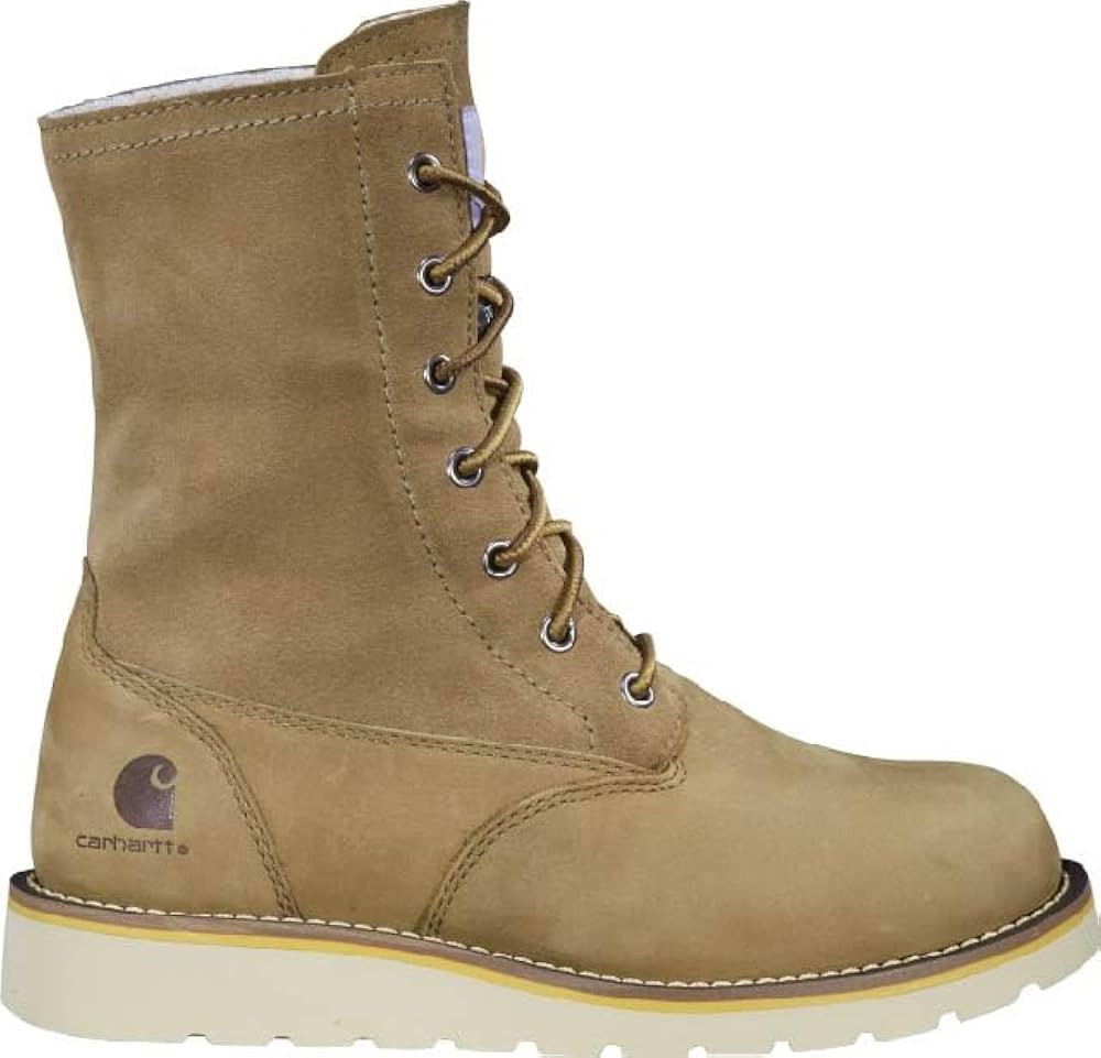Carhartt Women's Waterproof Sherpa Lined Fold Down Winter Wedge Boot | Amazon (US)