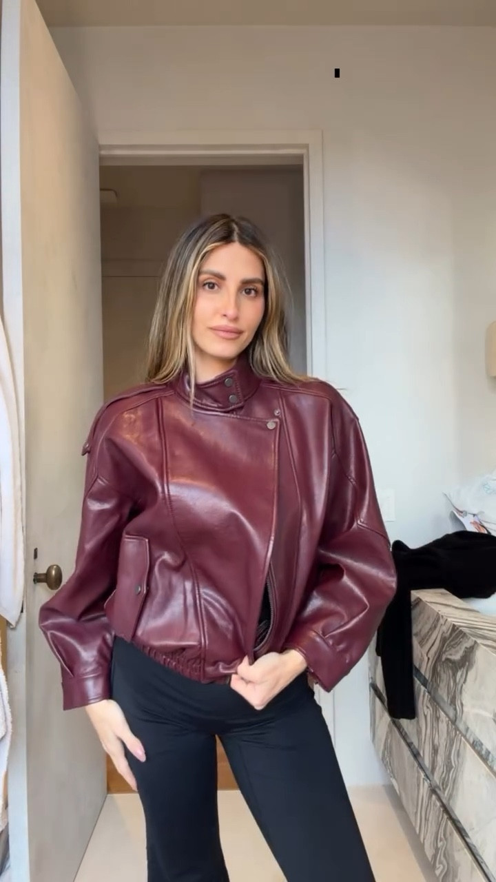 This viral Abercrombie jacket is still available in blue denim & tan suede! Also linked a similar version. 