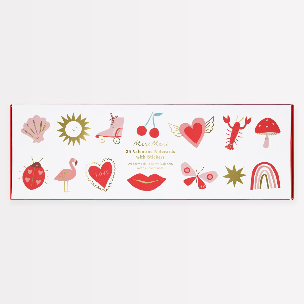 Meri Meri Icon Kids Valentine's Cards & Stickers Set (Pack of 24) | Target