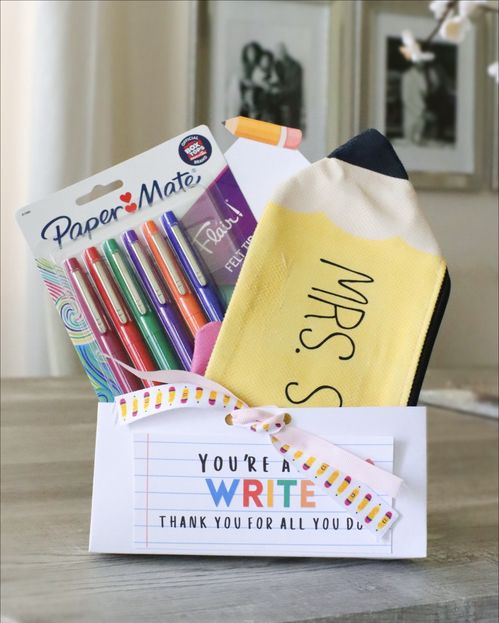Teache Appreciation Pencil Gift Idea ✏️ I did a little DIY with the envelope, but you can put in a cute clear bag or gift bag!

#LTKmomlife