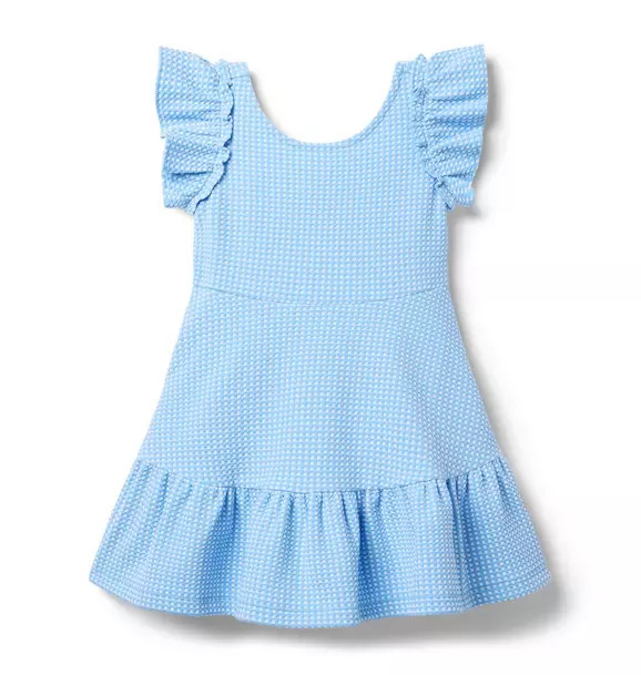 Gingham Jacquard Dress | Janie and Jack