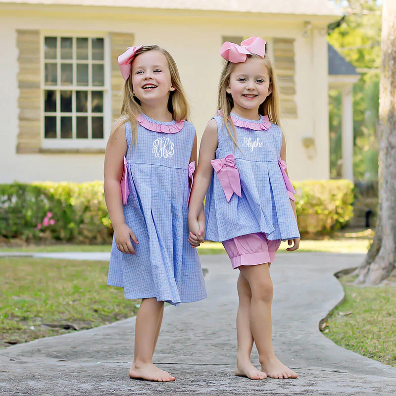 Camden Plaid Blue Eloise Short Set | Classic Whimsy
