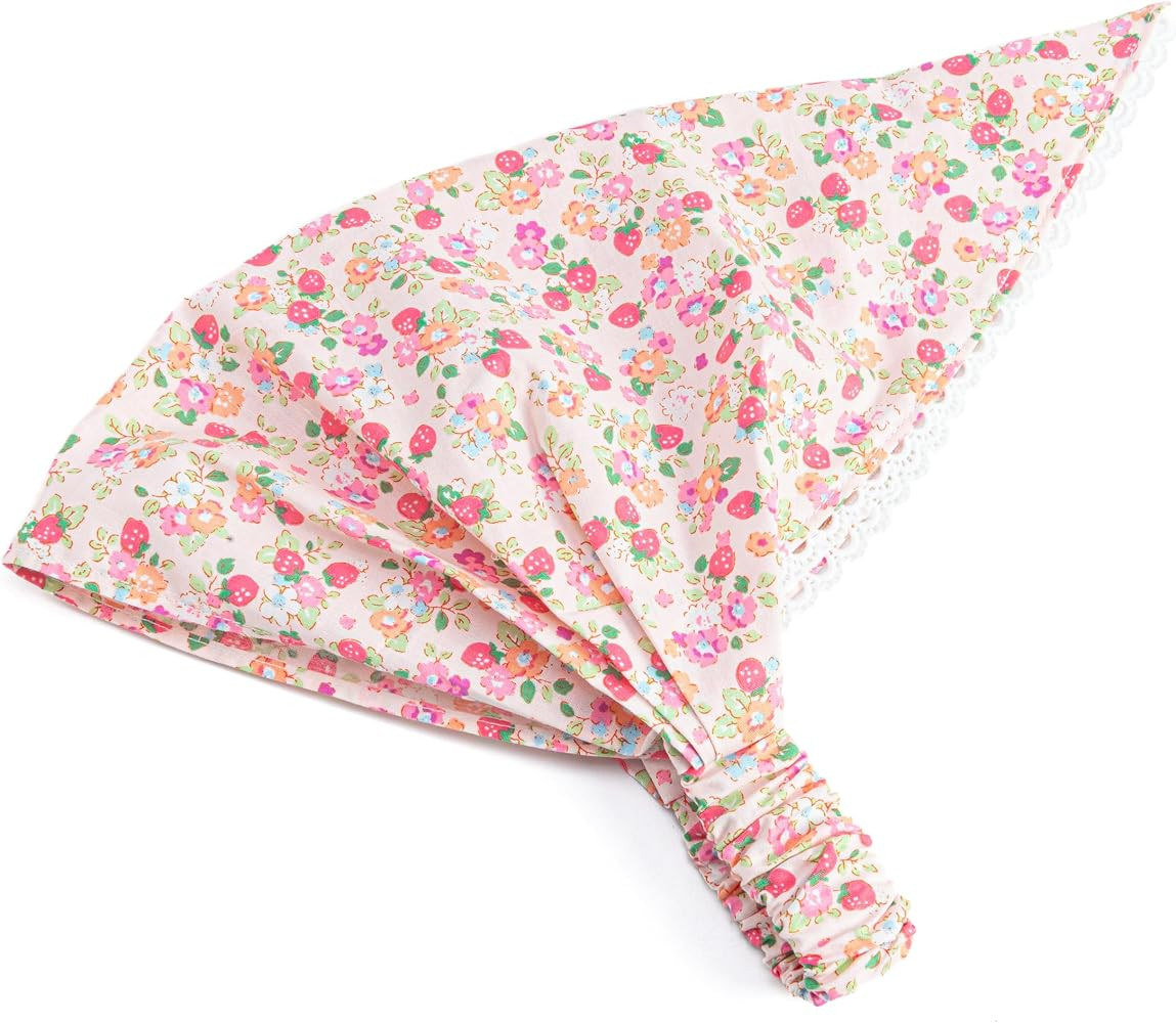Little Girls Bandana Head Scarf/Headband - Country Floral (Kids Ages Toddler 1 to 5 Years) | Amazon (US)