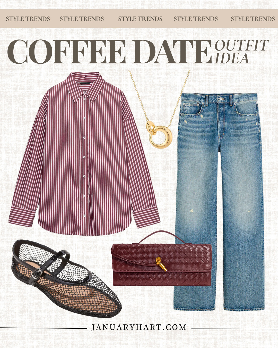 The September Lookbook 🍁🍂

fall outfit idea with jeans, mesh ballet flats, denim, burgundy bag, fall transition outfits, button up shirt 

 #LTKOver40 #LTKFindsUnder100 #LTKStyleTip