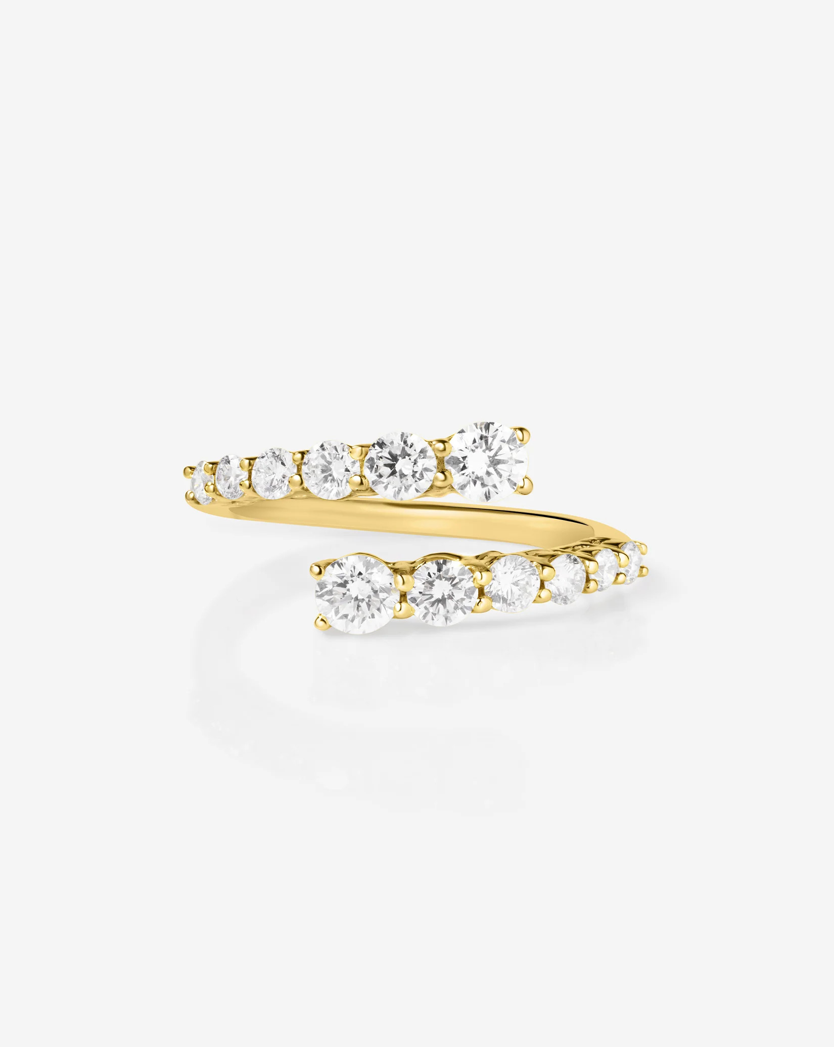 Graduated Diamond Wrap Ring | Ring Concierge