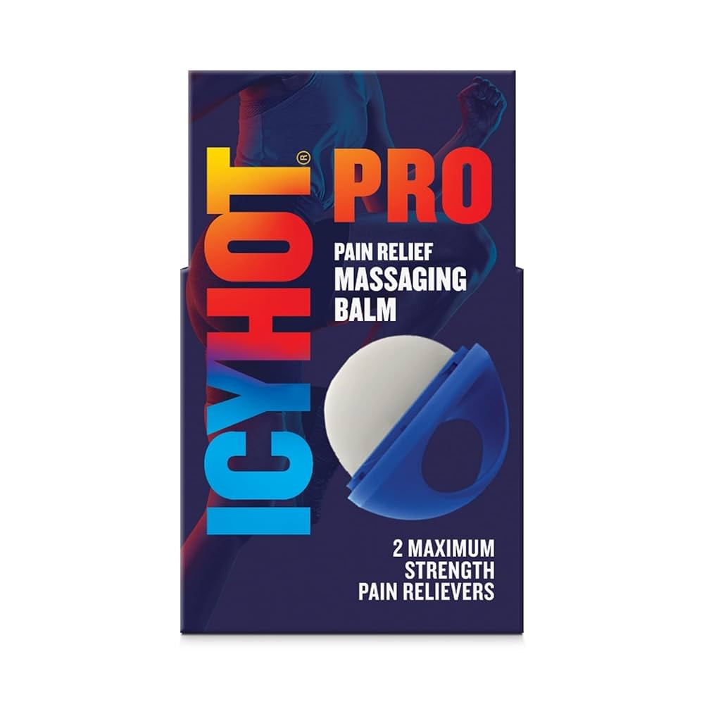Icy Hot PRO Pain Relief Massaging Balm with Easy-Grip Applicator for Muscles & Joints, Fast-Actin... | Amazon (US)