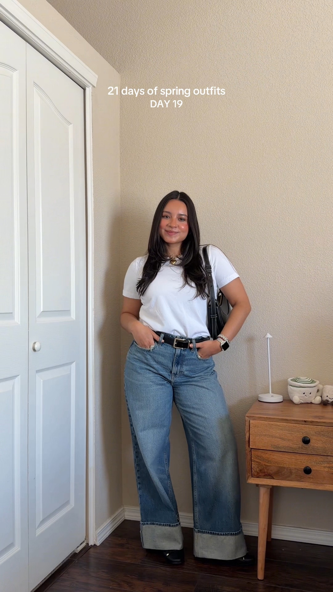 simple spring ootd!💌 — wearing jeans in size 4/27s in curve love + top in size small from nakd + flats are a couple seasons old from Steve Madden (linked similar)

#LTKootd #LTKPetite #LTKSeasonal