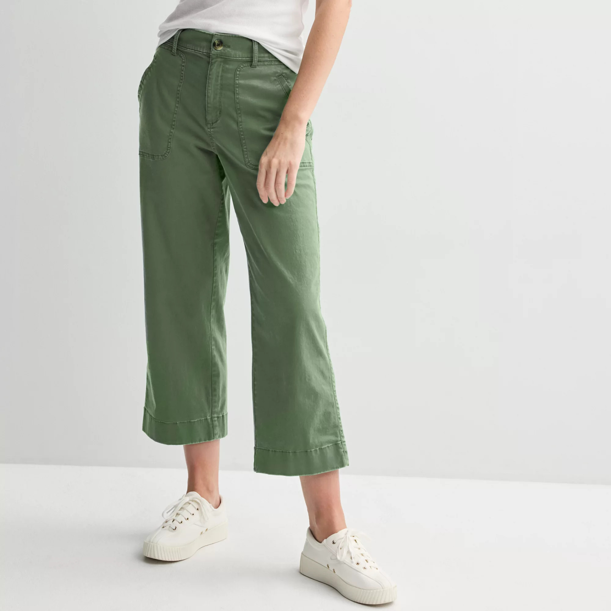Women's Sonoma Goods For Life® Patch Pocket Pants | Kohl's