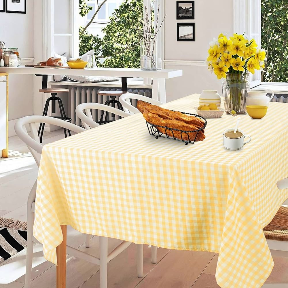 Buffelo Check Table Cloth Check Tablecloth Linen Buffalo Check Tablecloth Rustic Tableclo... | Amazon (US)