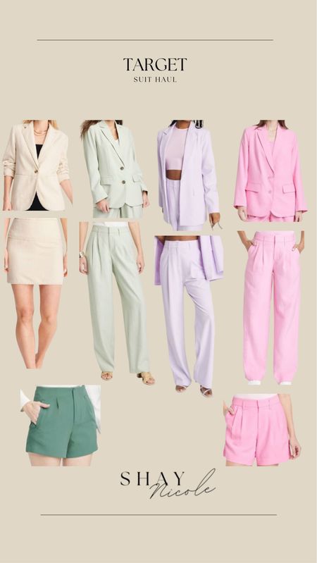Target suit haul! 

Blazer, pant, shorts, office style 

#LTKworkwear #LTKstyletip #LTKfindsunder100