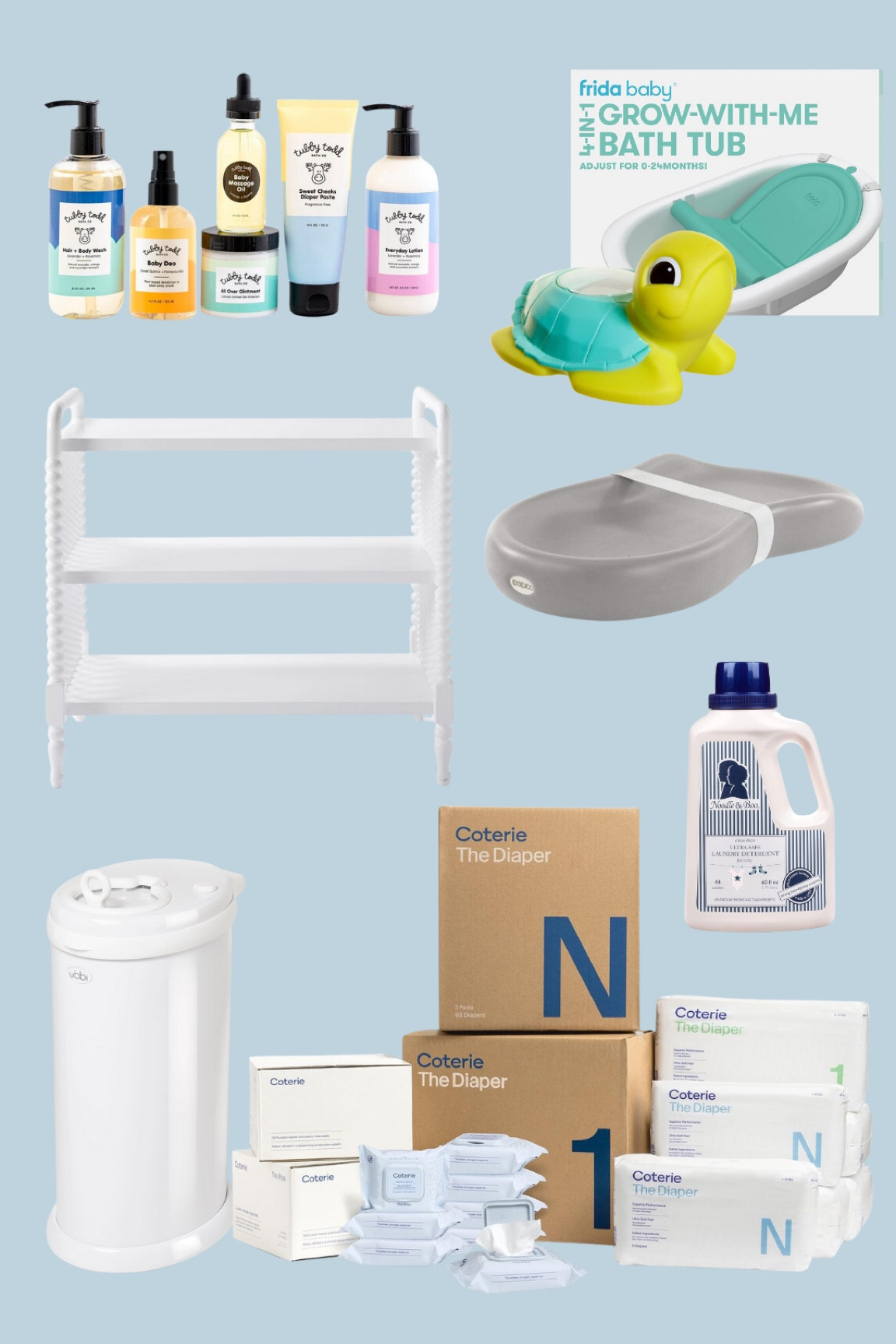 Newborn Essentials: Diapering & Bathtime

#LTKGiftGuide #LTKBaby #LTKFamily