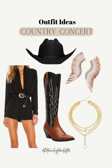 Western fashion, western style, cowboy hat, boots, cowboy boots, necklace, romper, black romper, Beauty, travel outfit, swimwear, vacation outfit, white dress, nursery, sandals, patio furniture, jeans, summer outfit #concert #western #cowgirl

#LTKSeasonal #LTKstyletip #LTKFind