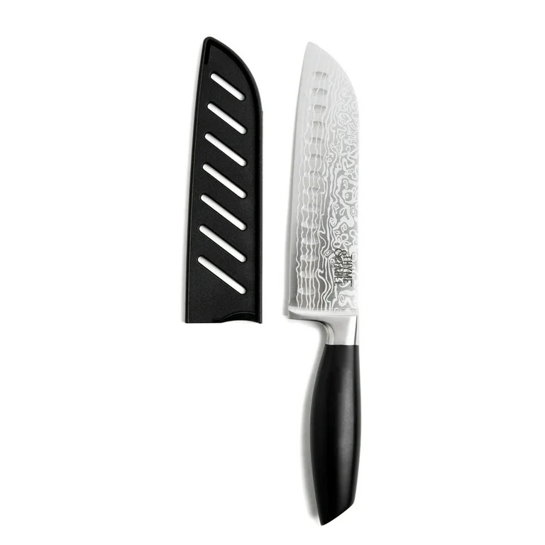 Thyme & Table High Carbon Stainless Steel Kitchen 7" Santoku Knife | Walmart (US)
