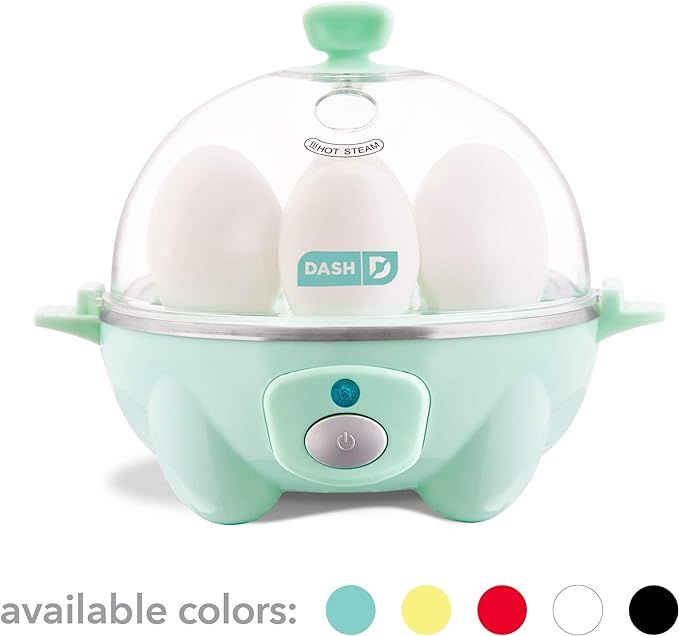 Dash Rapid Egg Cooker: 6 Egg Capacity Electric Egg Cooker for Hard Boiled Eggs, Poached Eggs, Scr... | Amazon (US)