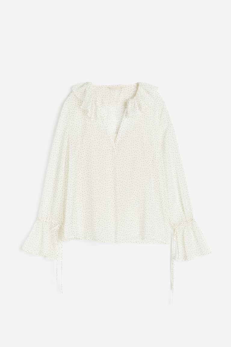 Blouse volantée | H&M (FR, IT, ES, PT, BE)