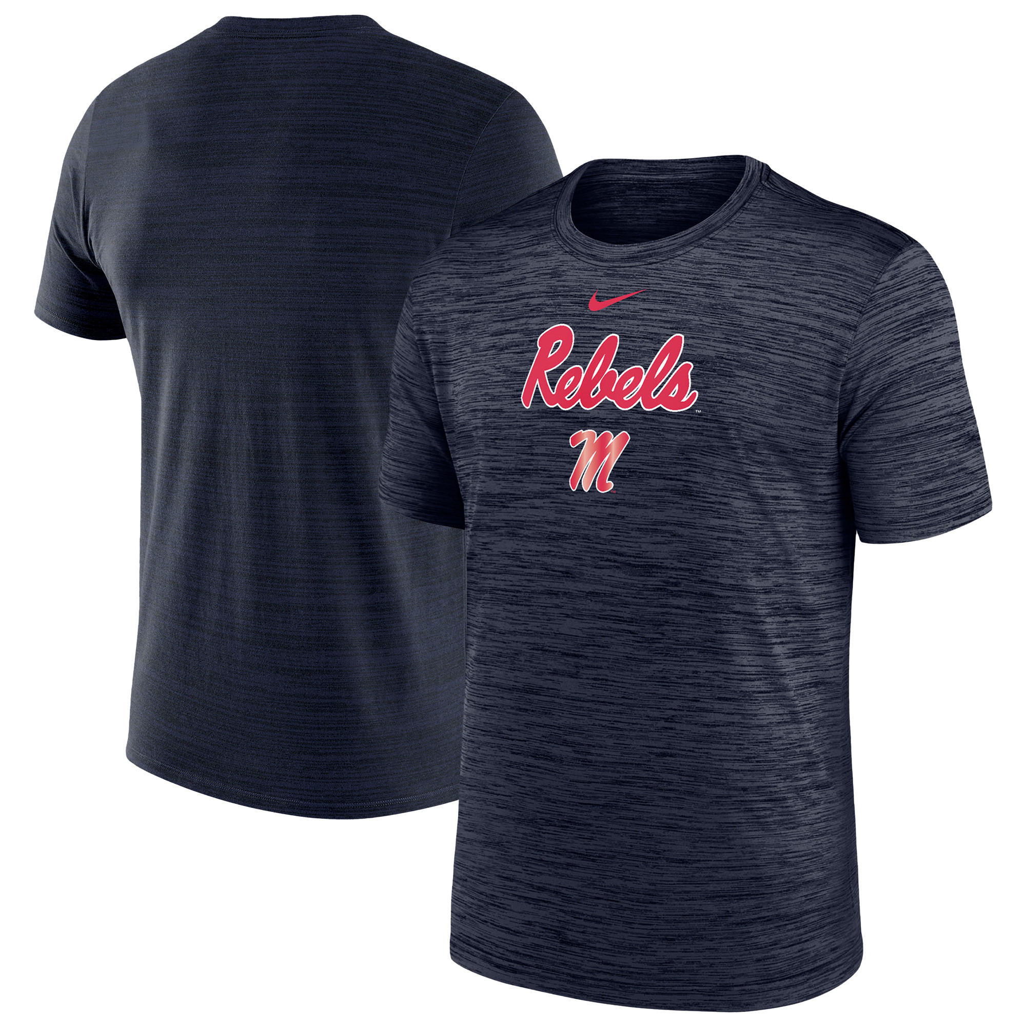 Men's Nike Navy Ole Miss Rebels Velocity Dri-FIT T-Shirt | Fanatics