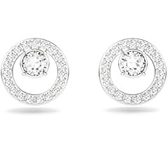 Swarovski Creativity Circle Necklace, Earrings, and Bracelet Jewelry Collection, Clear Crystals | Amazon (US)