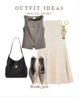 One white skirt, three cute looks ✨ Styled this white skirt in 3 easy ways to take you from casual days to dressy plans effortlessly 🙌 1️⃣ With a waistcoat for a chic, tailored vibe 2️⃣ With a fitted top for a clean, minimal look 3️⃣ With a pink & red striped top for a fun pop of color Light, versatile, and perfect for spring-summer — a white skirt is truly a capsule wardrobe essential 👏 To shop these outfits, check the LTK shop link in bio 🛍️💌 (White Skirt, White Skirt Outfit, White Mini Skirt, White Midi Skirt, White Maxi Skirt, Neutral Outfit Ideas, Chic Summer Outfit, Spring Outfit Inspiration, Casual Skirt Outfit, Dressy Skirt Outfit, Capsule Wardrobe Staples, Minimalist Style, Elevated Basics, Feminine Outfit Ideas, White Skirt with Blazer, White Skirt with Sweater, White Skirt with Sneakers, White Skirt with Heels, Everyday Outfit Inspiration, Clean Girl Aesthetic) 

 #LTKgrwm #LTKootd #LTKWorkwear