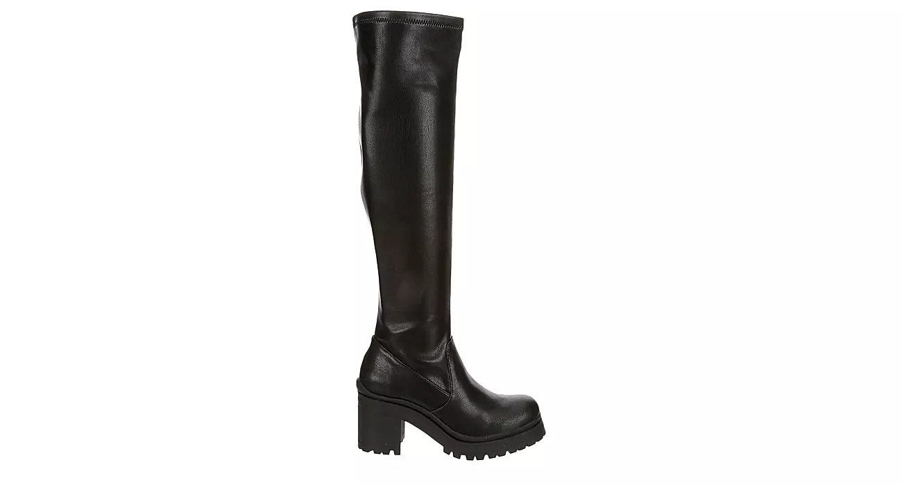 BLACK MADDEN GIRL Womens Coretta Tall Platform Boot | Rack Room Shoes