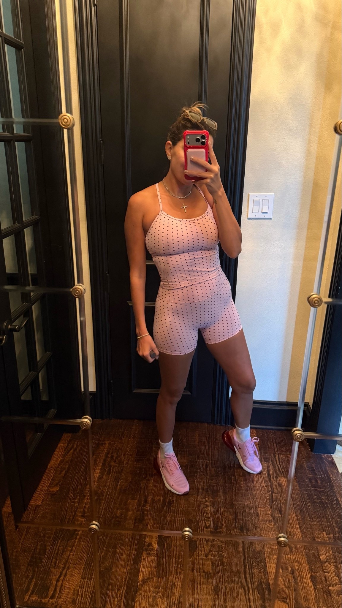 I wear this set TOO much but had to pull it out today to go with my new pink sneaks

#LTKootd #LTKfitnessgoals #LTKActive