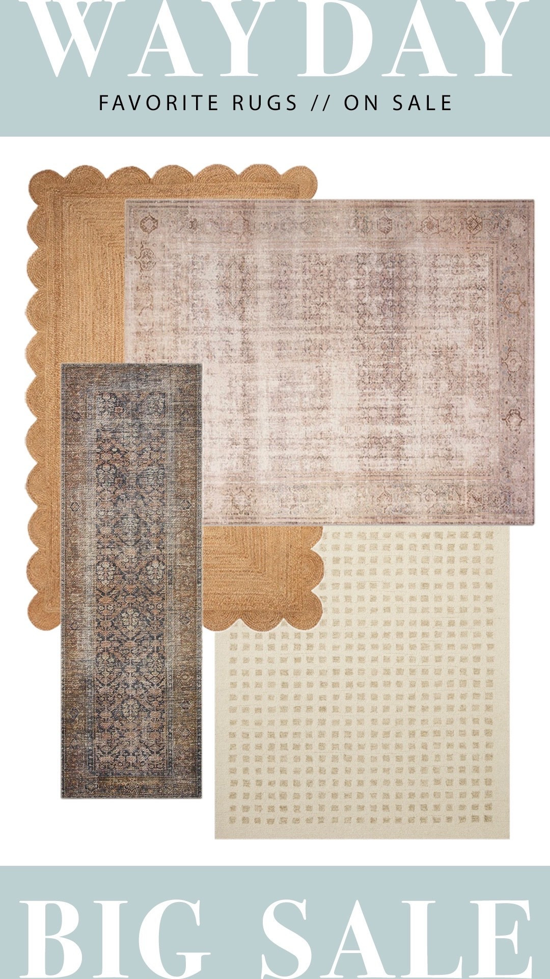 WayDay: Rugs | Hi Sugarplum!

#LTKSeasonal #LTKOver40 #LTKHome