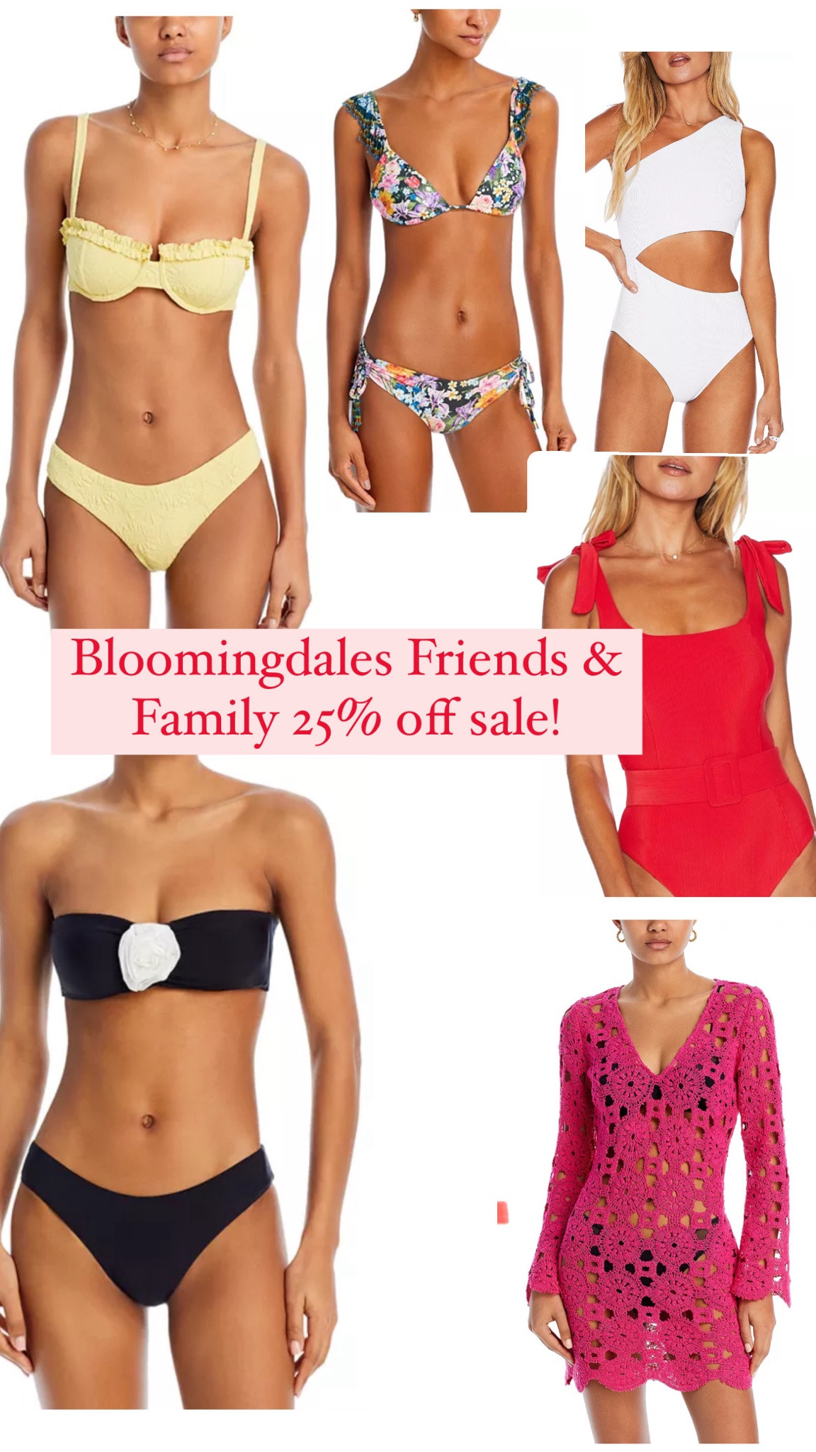 Bloomingdales Friends & Family Sale - Swim!

#LTKswim #LTKtravel #LTKsalealert