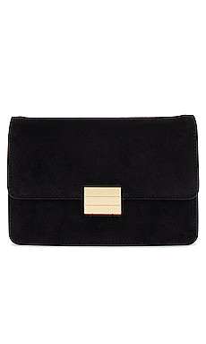 FRAME Le Signature Chain Mini in Noir Suede from Revolve.com | Revolve Clothing (Global)