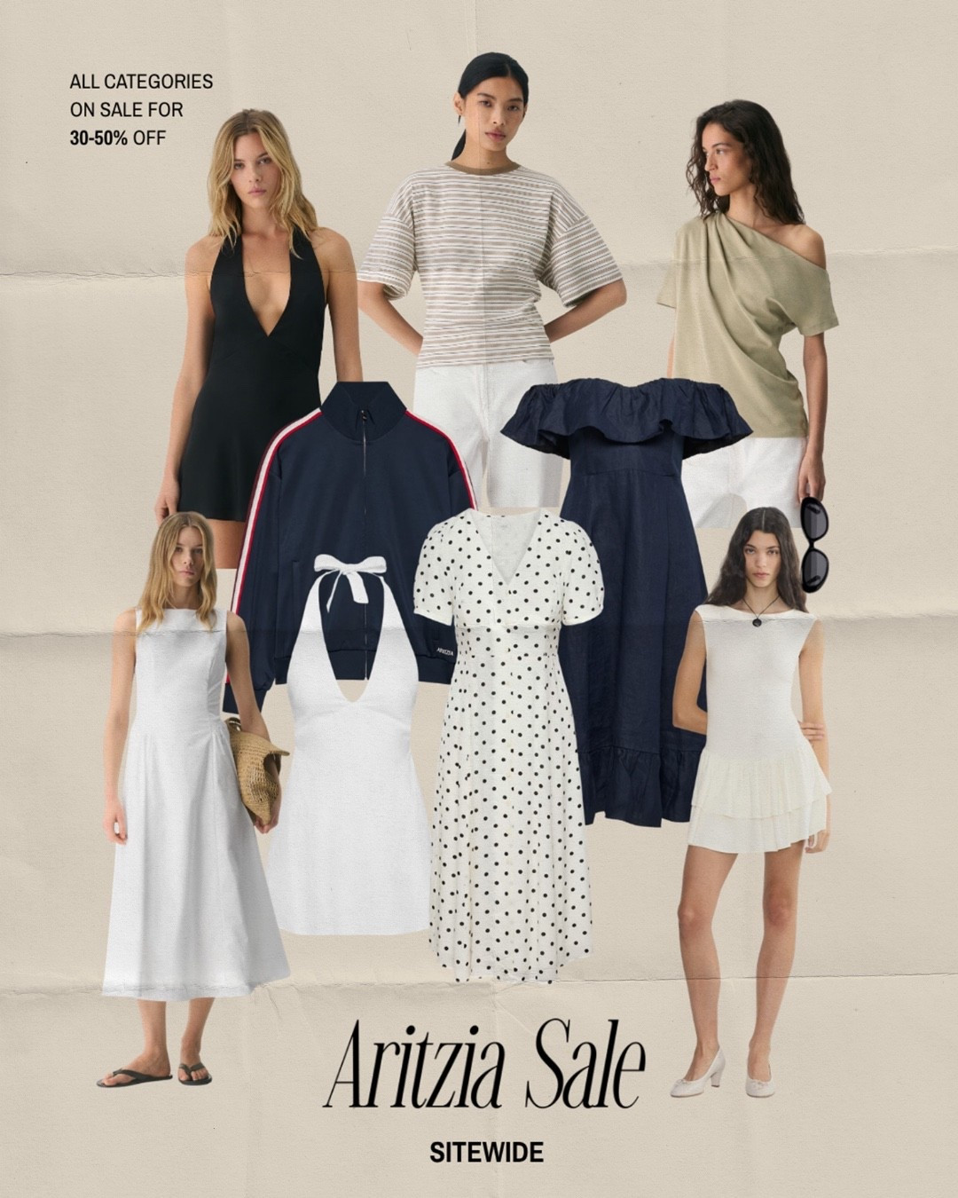 Aritzia sale!! some of my favorite pieces right now!👏🏼👏🏼

Aritzia haul, Abercrombie, polka dots, summer outfit inspo, navy, mini dress, linen, spring, fits, amazon finds, travel, Europe, euro summer