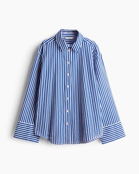 Blue and white striped linen button up shirt 

#LTKstyletip #LTKSeasonal #LTKfindsunder50