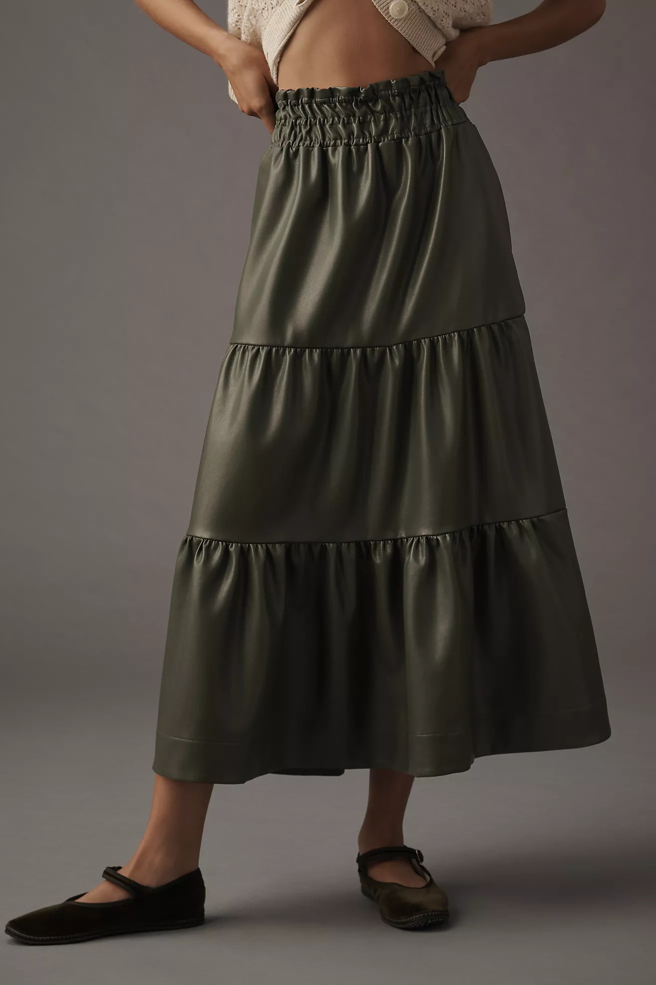 The Somerset Maxi Skirt: Faux Leather Edition | Anthropologie (US)
