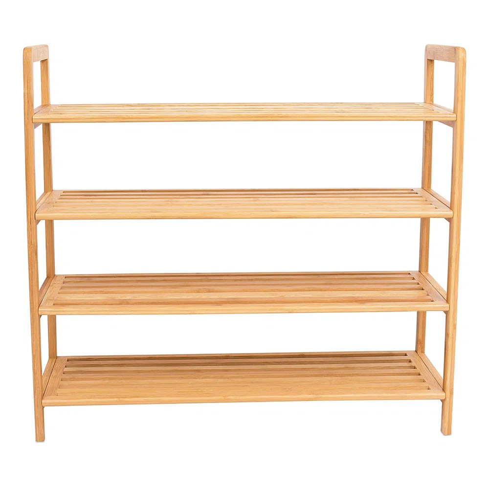 BirdRock Home 12 Pair Solid Wood Shoe Rack & Reviews | Wayfair | Wayfair North America