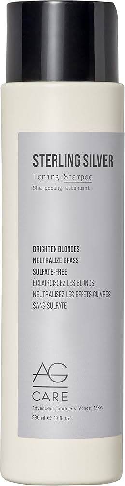 AG Care Sterling Silver Purple Toning Shampoo - Vegan Grey and Blonde Shampoo to Remove Brassines... | Amazon (CA)
