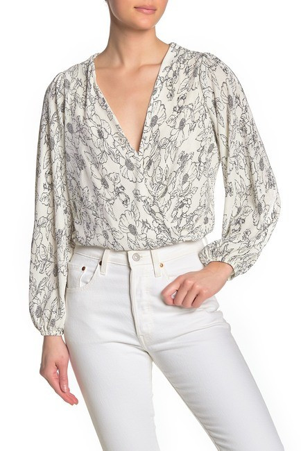 ASTR the Label | Plisse Long Sleeve Surplice Wrap Top | Nordstrom Rack | Nordstrom Rack