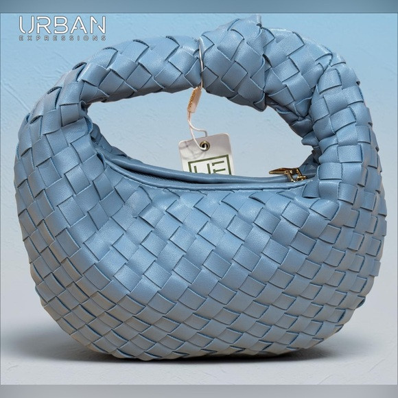 Urban Expressions Light Denim Blue Woven Knotted Hobo
Bag NEW WITH TAGS! | Poshmark