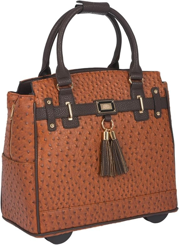 JKM and Company Computer iPad, Laptop Tablet Rolling Tote Bag Briefcase Carryall Bag | Amazon (US)