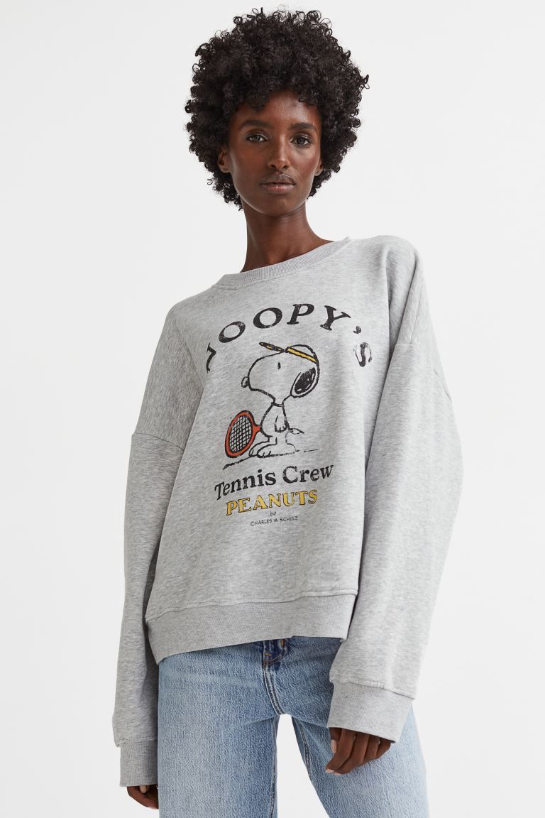 Motif-detail sweatshirt | H&M (US + CA)