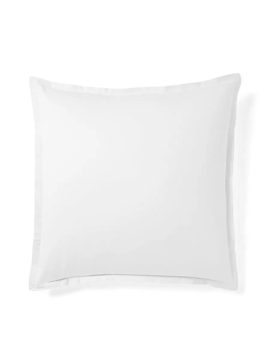 Border Frame Sateen Sham | Serena and Lily