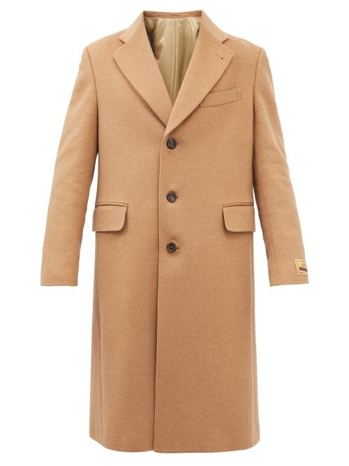 Gucci - Single-breasted Camel Coat - Mens - Camel | Matches (US)
