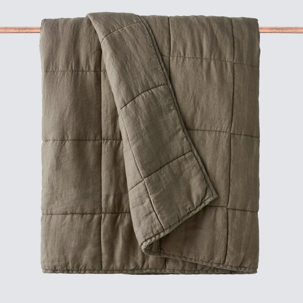 Stonewashed Linen Throw | The Citizenry