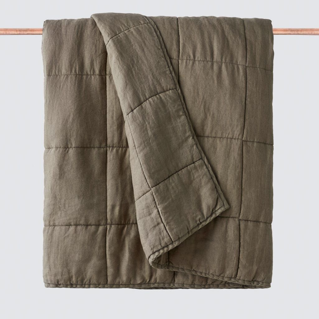 Stonewashed Linen Throw | The Citizenry