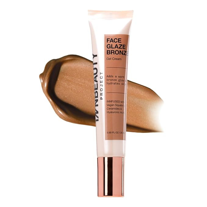 INNBEAUTY Project Face Glaze, Bronze Highlighting Cream, Skin Barrier Protect & Glow Moisturizer ... | Amazon (US)